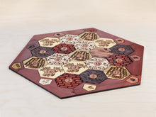 Load image into Gallery viewer, Board for Catan | Hardwood Edition | 3-4 or 3-6 Player
