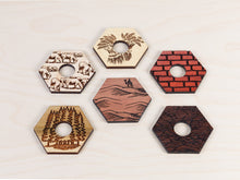 Load image into Gallery viewer, Board for Catan | Hardwood Edition | 3-4 or 3-6 Player