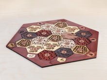 Load image into Gallery viewer, Board for Catan | Hardwood Edition | 3-4 or 3-6 Player
