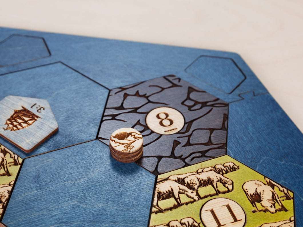 Board for Catan | Classic Edition | Seafarers Expansion | 5-6 Player Extension